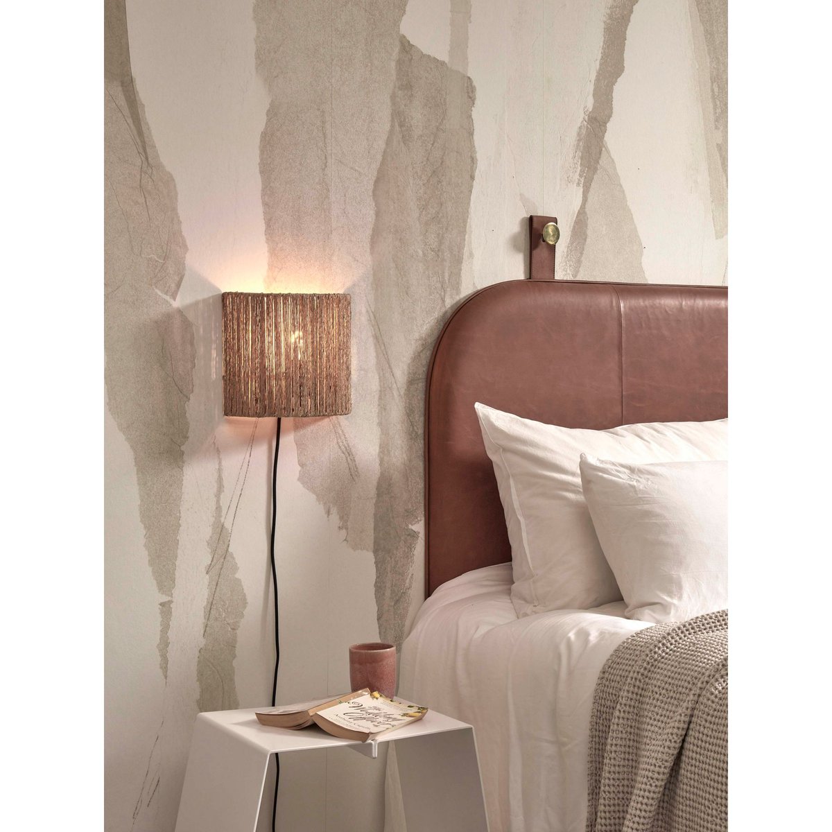 Lampe Murale Jute IGUAZU brun, GOOD & MOJO