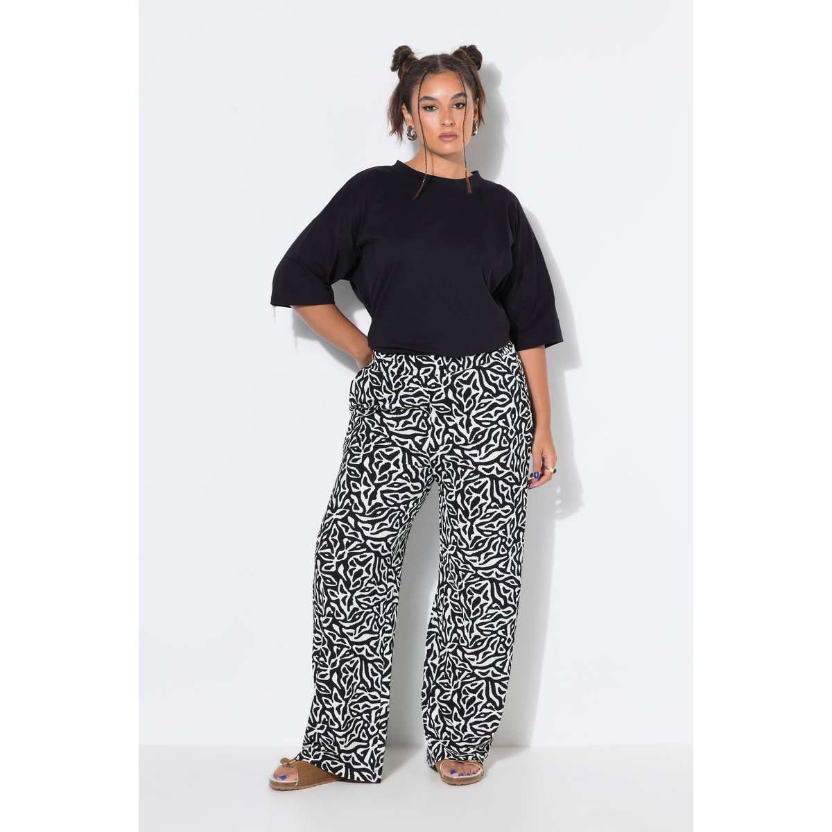 Pantalon Wide Legs noir, STUDIO UNTOLD