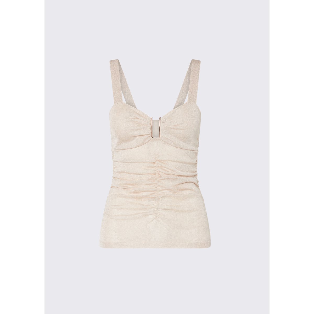 Top élégant en fil textile® crème, LIU JO