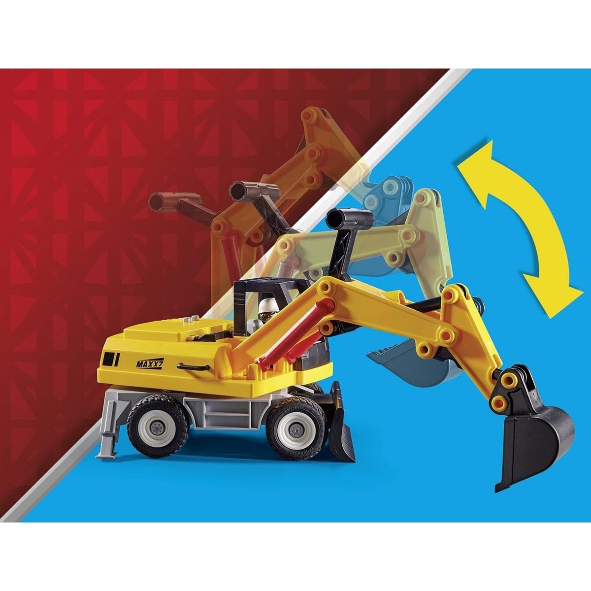 City Action Pelleteuse multicolore, PLAYMOBIL
