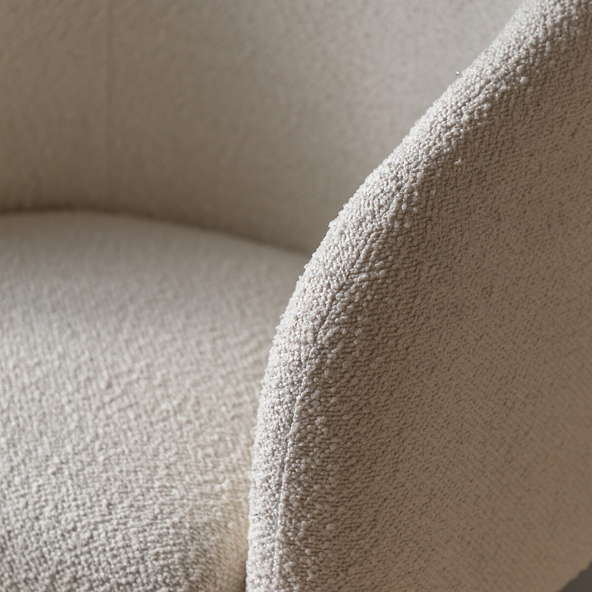 Abbott Bouclé Tub Chair cream, SO'HOME