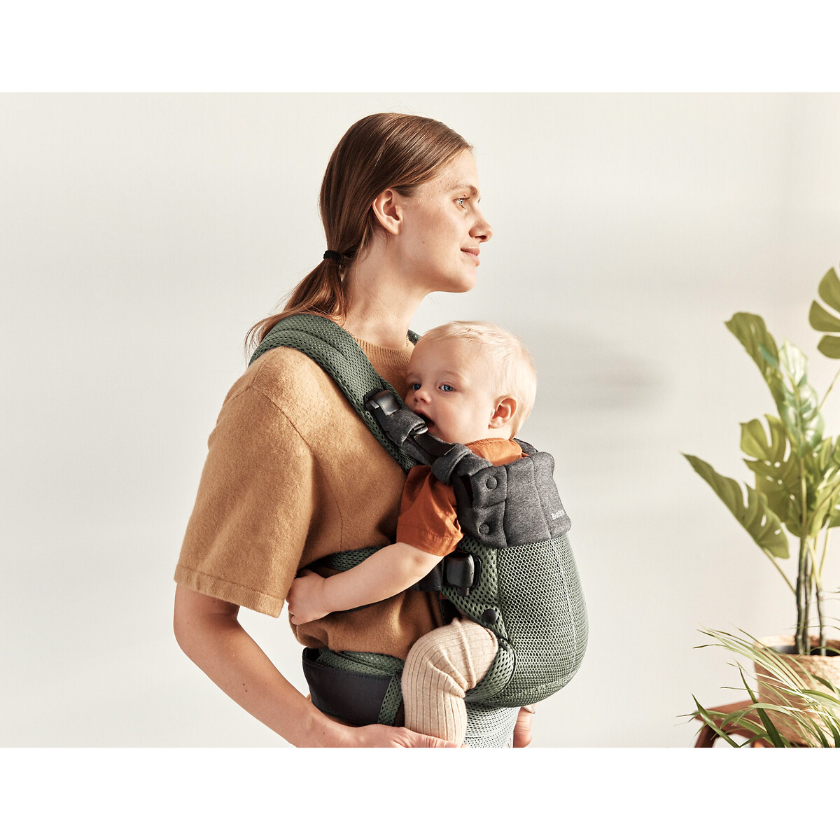 Porte bébé harmony 3d mesh vert, BABYBJORN