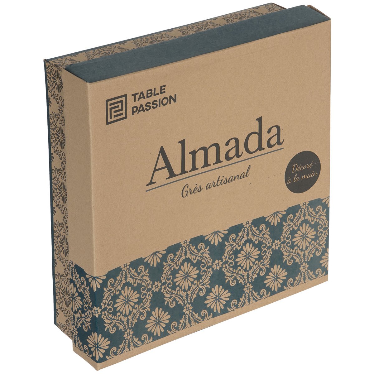 Coffret de 4 tasses à déjeuner - almada bleu, TABLE PASSION