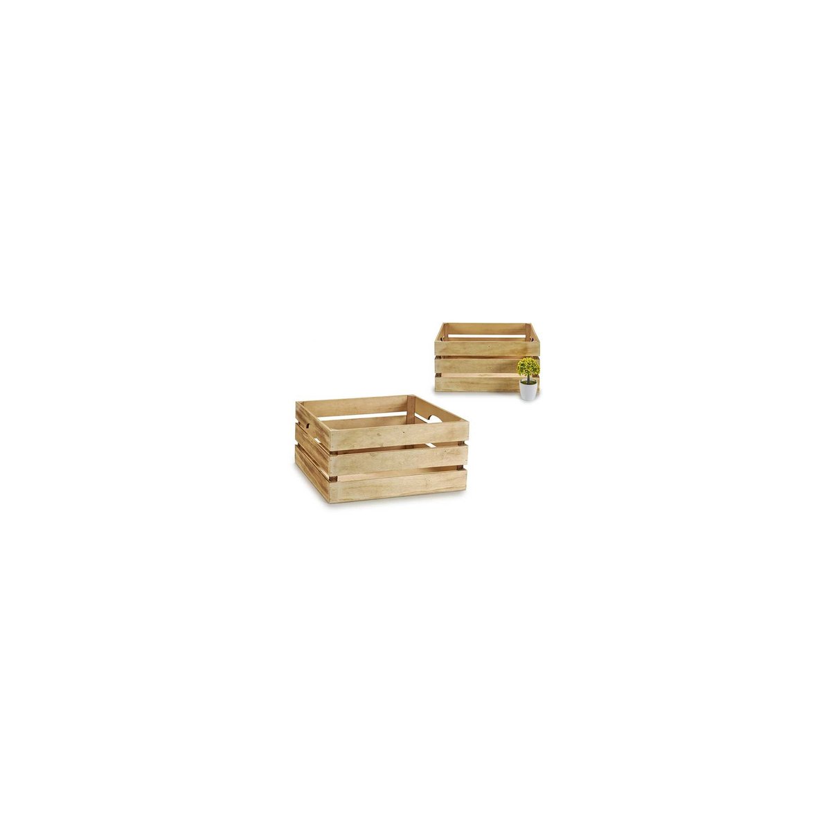 Caisse en Bois Style Caisse à Fruits bois, WADIGA