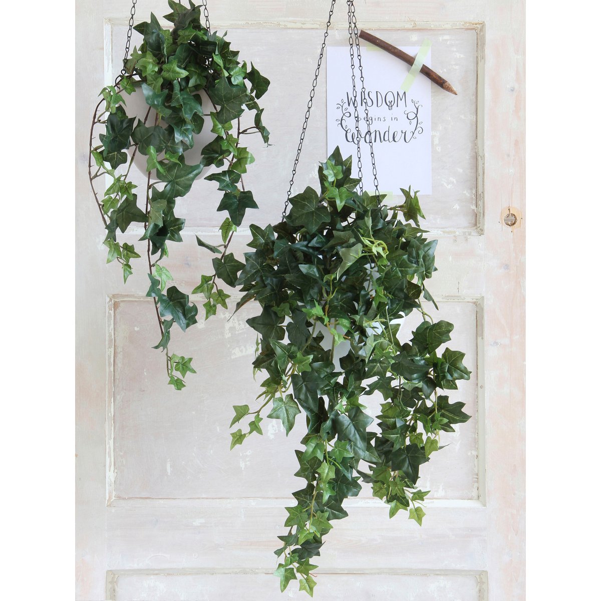Plante artificielle suspendue IVY vert, MICA DECORATIONS