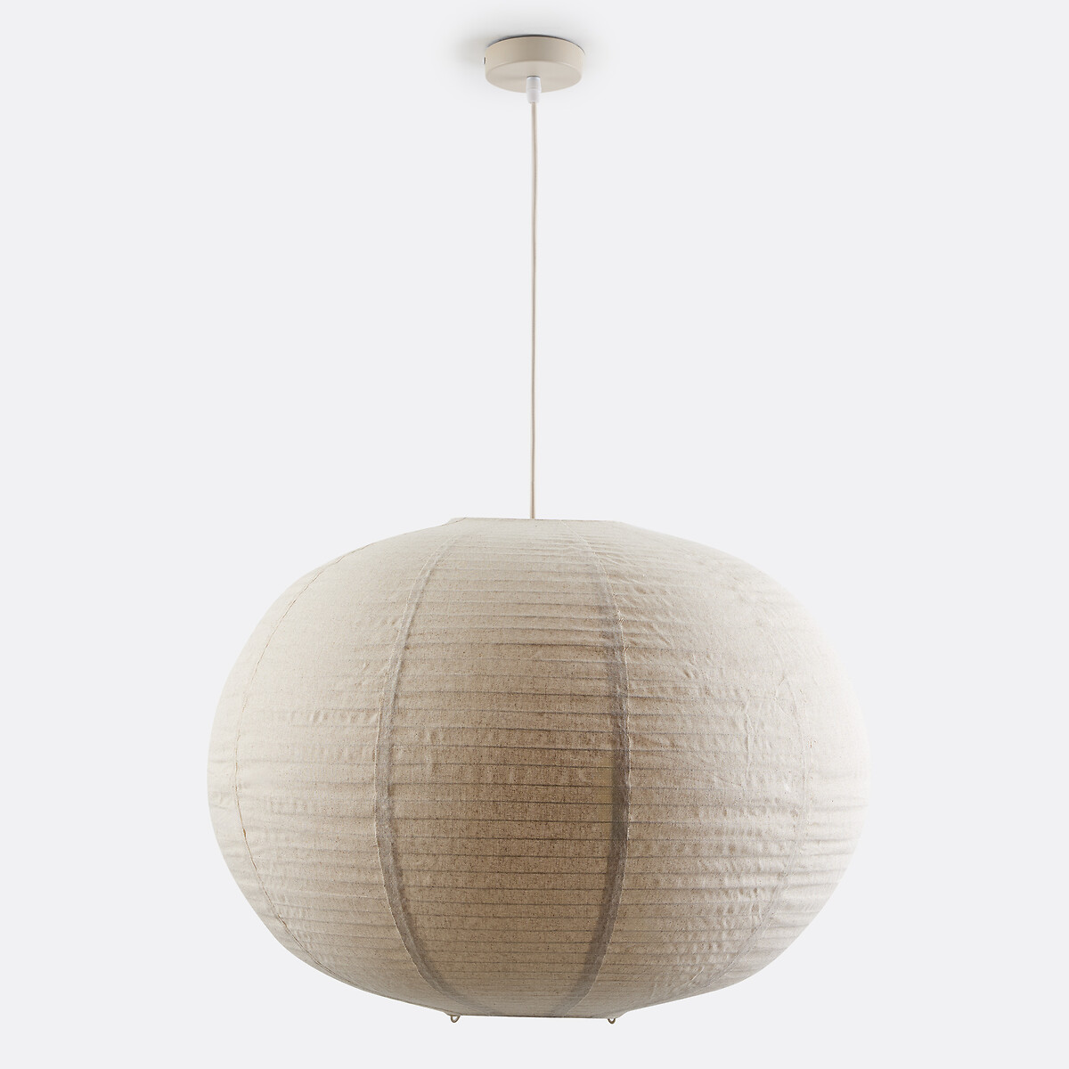 Suspension boule en lin, diamètre 65 cm, MARY naturel, LA REDOUTE INTERIEURS