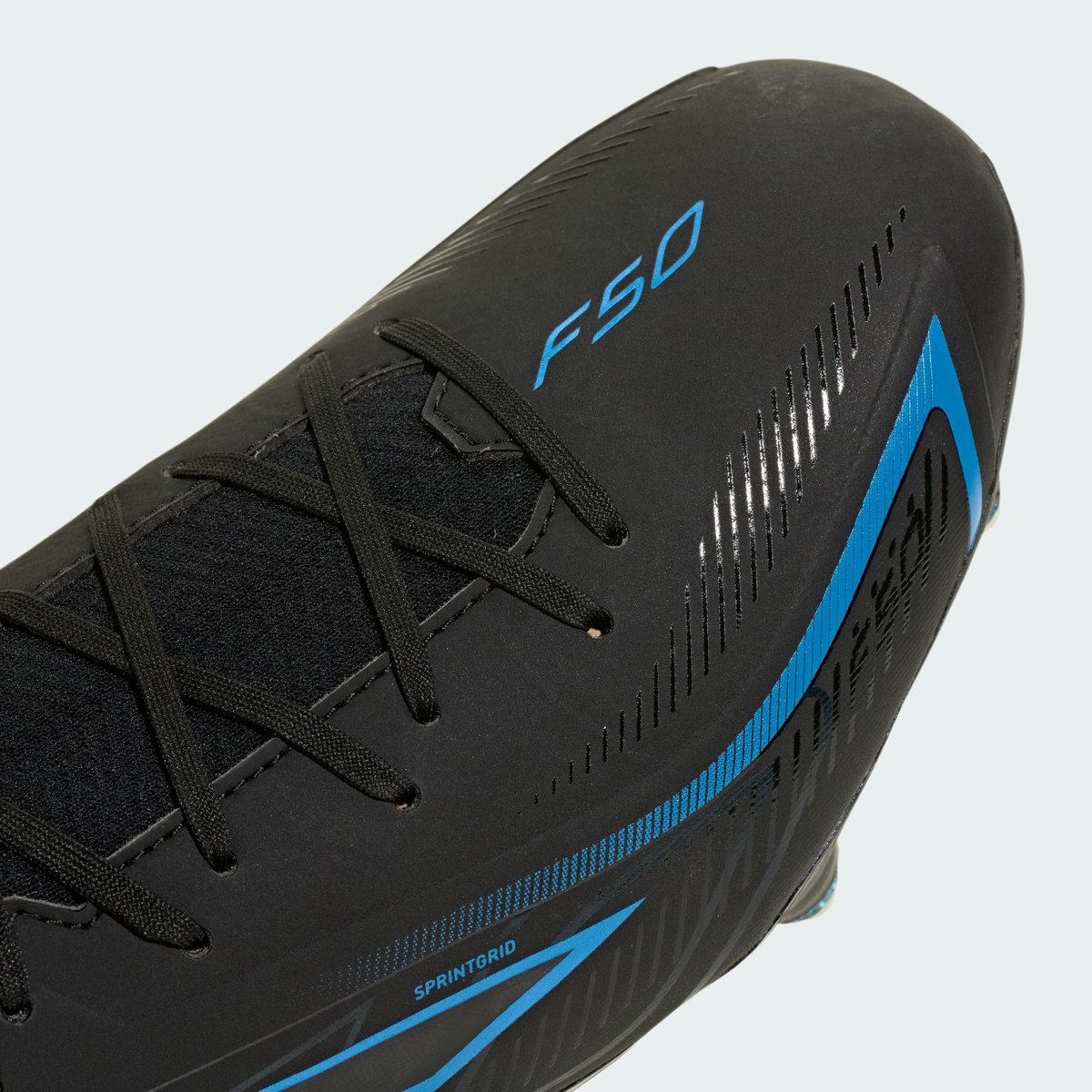 Chaussure De Football Mi-Montante F50 Hyperfast League Terrain Gras Chaussure De Football Mi-Montante F50 Hyperfast League Terrain Gras core black / core black / lucid ray blue, adidas Performance