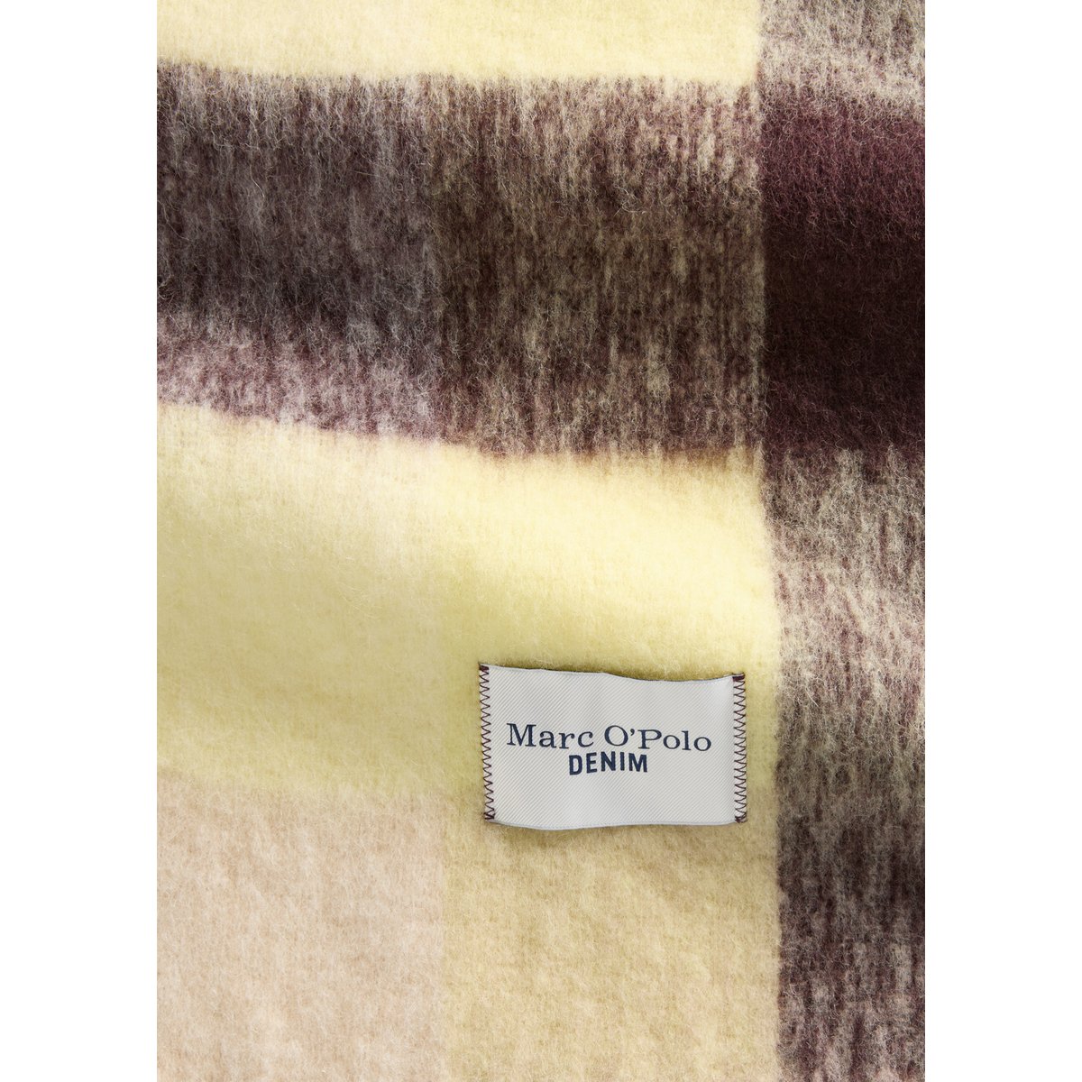 écharpe tissée en laine d'alpaga toute douce rouge, MARC O’POLO DENIM