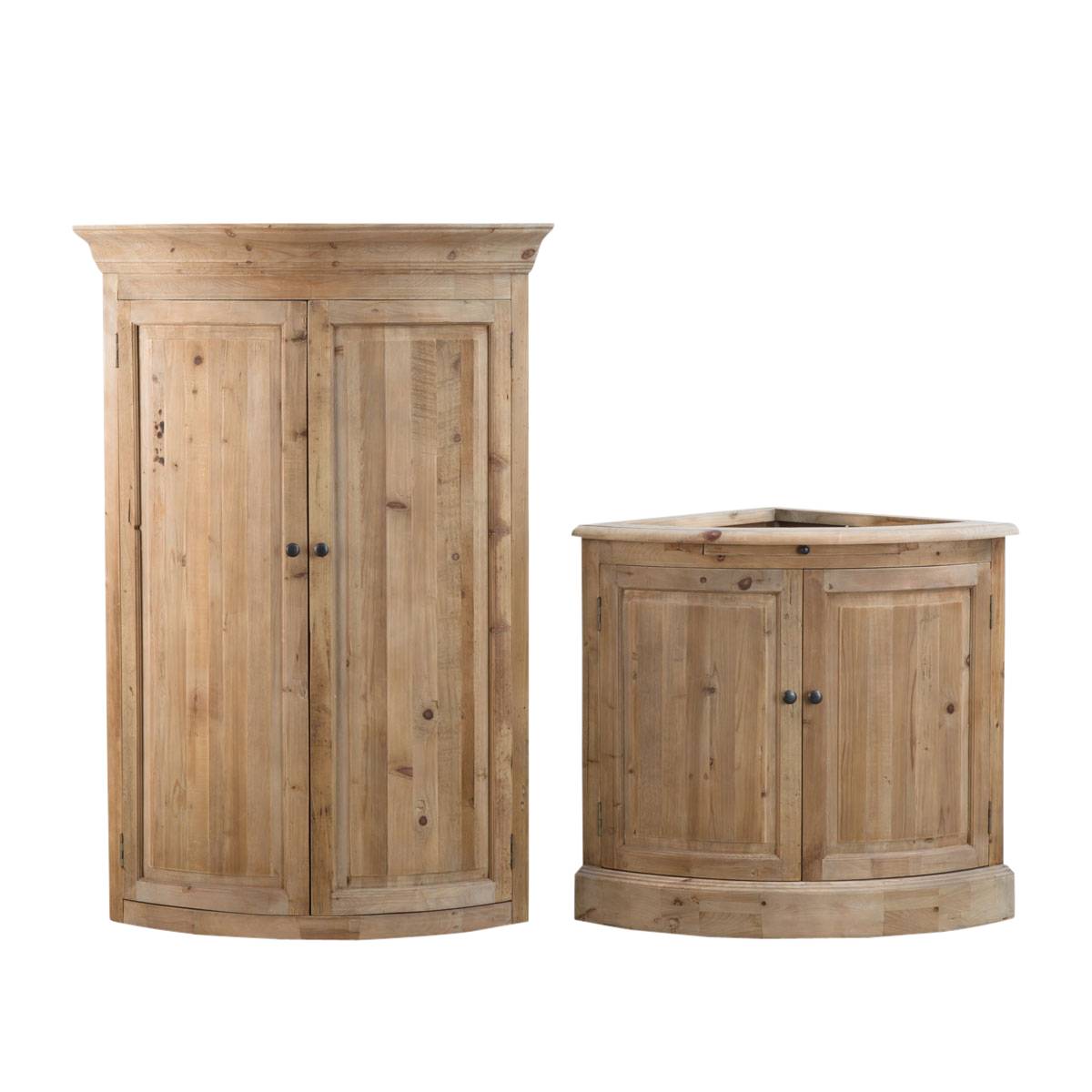 Buffet en bois recyclé GARANCE bois clair, MADE IN MEUBLES 