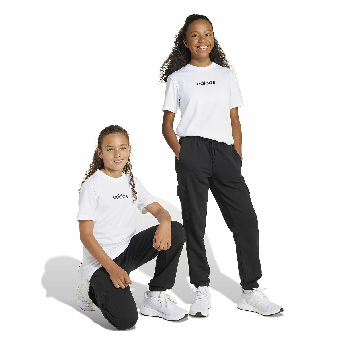 Pantalon de jogging en molleton forme cargo noir, ADIDAS SPORTSWEAR