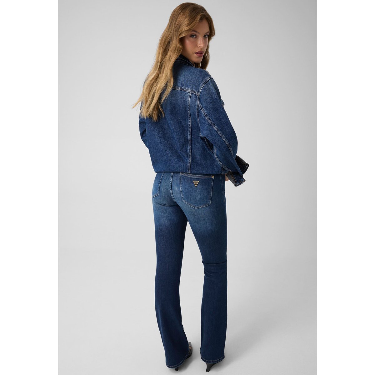 Jean Sexy Flare bleu foncé, GUESS