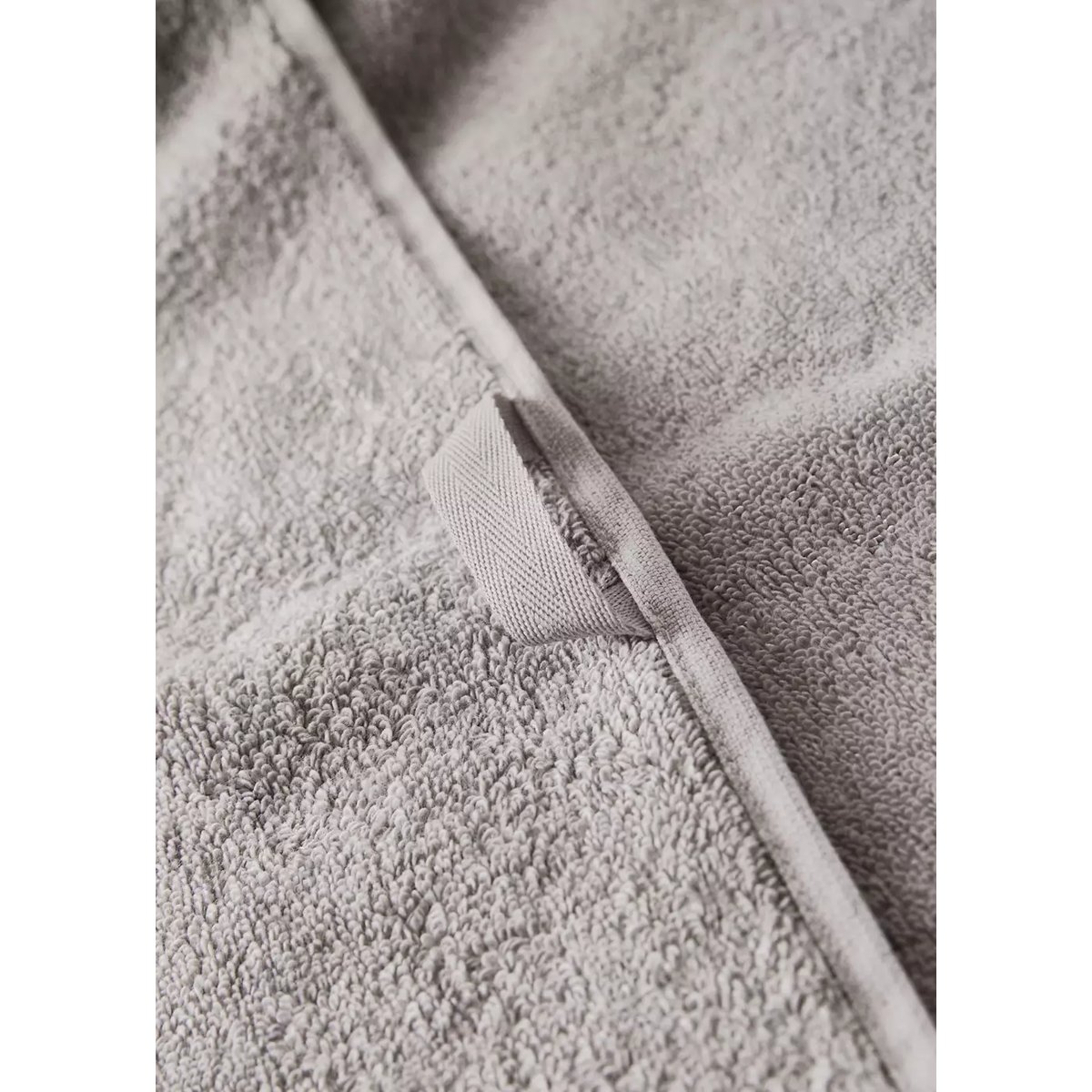 Serviette invité 100 % coton gris, MANGO HOME