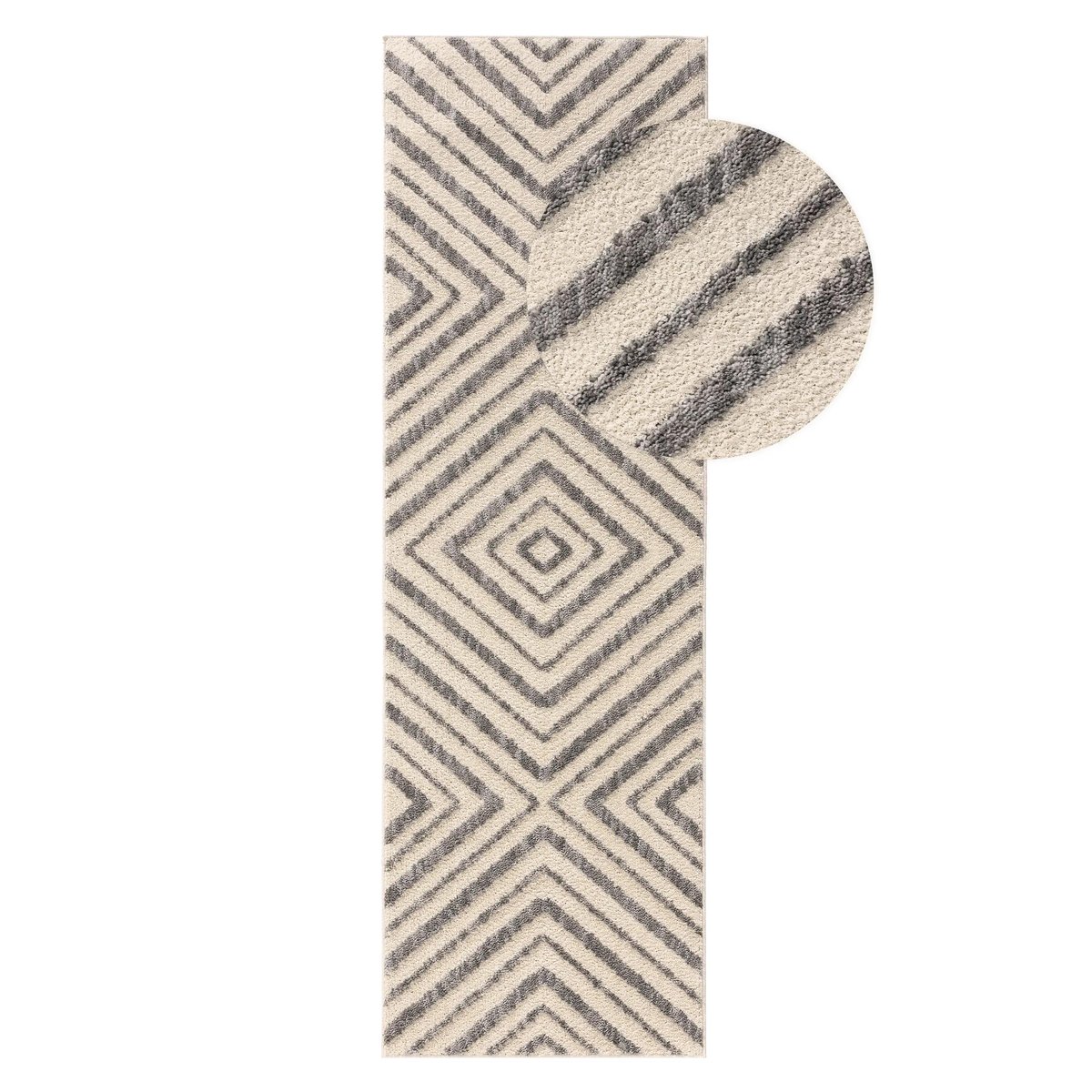 Tapis de couloir JUNIS crème, BENUTA 