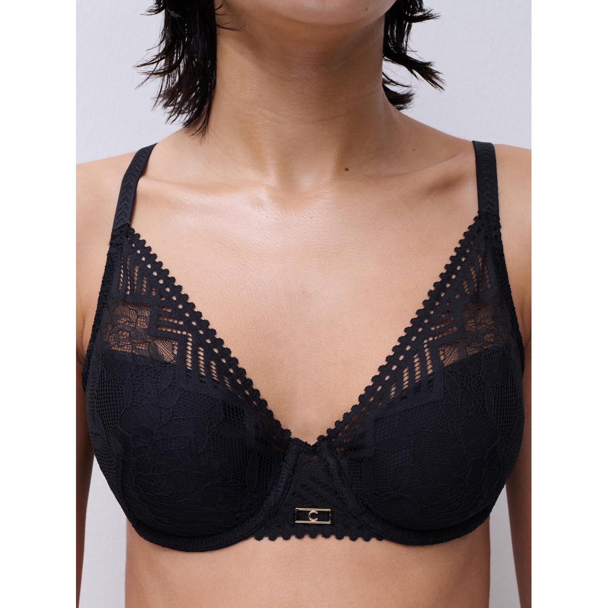 Soutien-gorge spacer plongeant ORIGINS noir, CHANTELLE