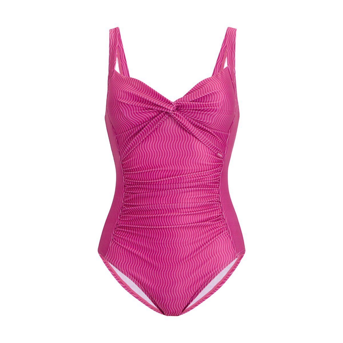Maillot de bain 1 pièce motif/style vague rétro SAKARI rose, REGATTA