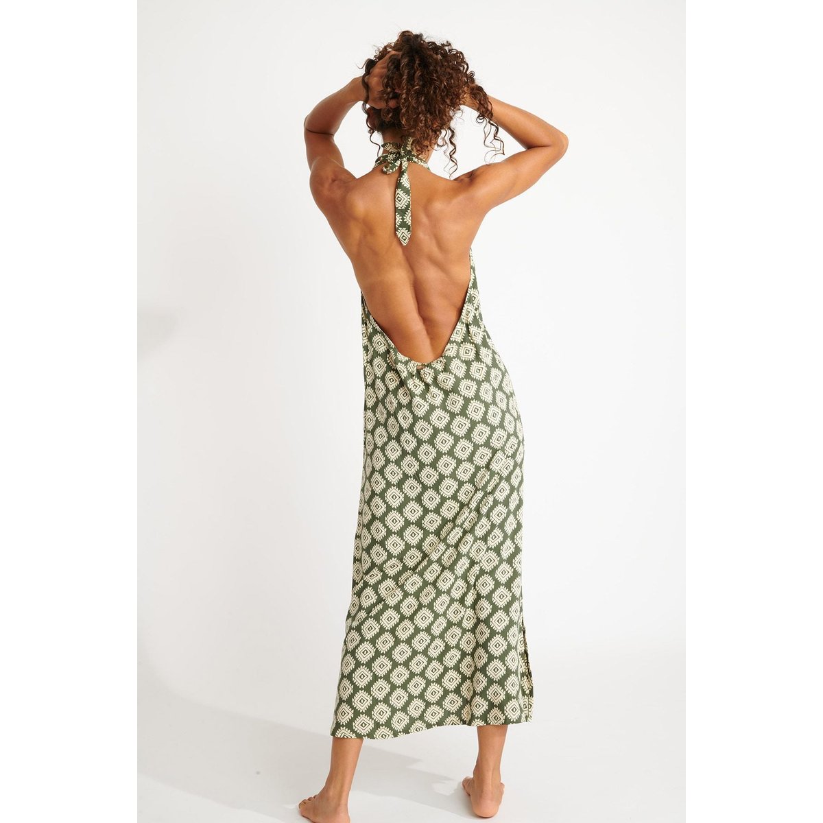 Robe Mara - SARONG kaki, BANANA MOON