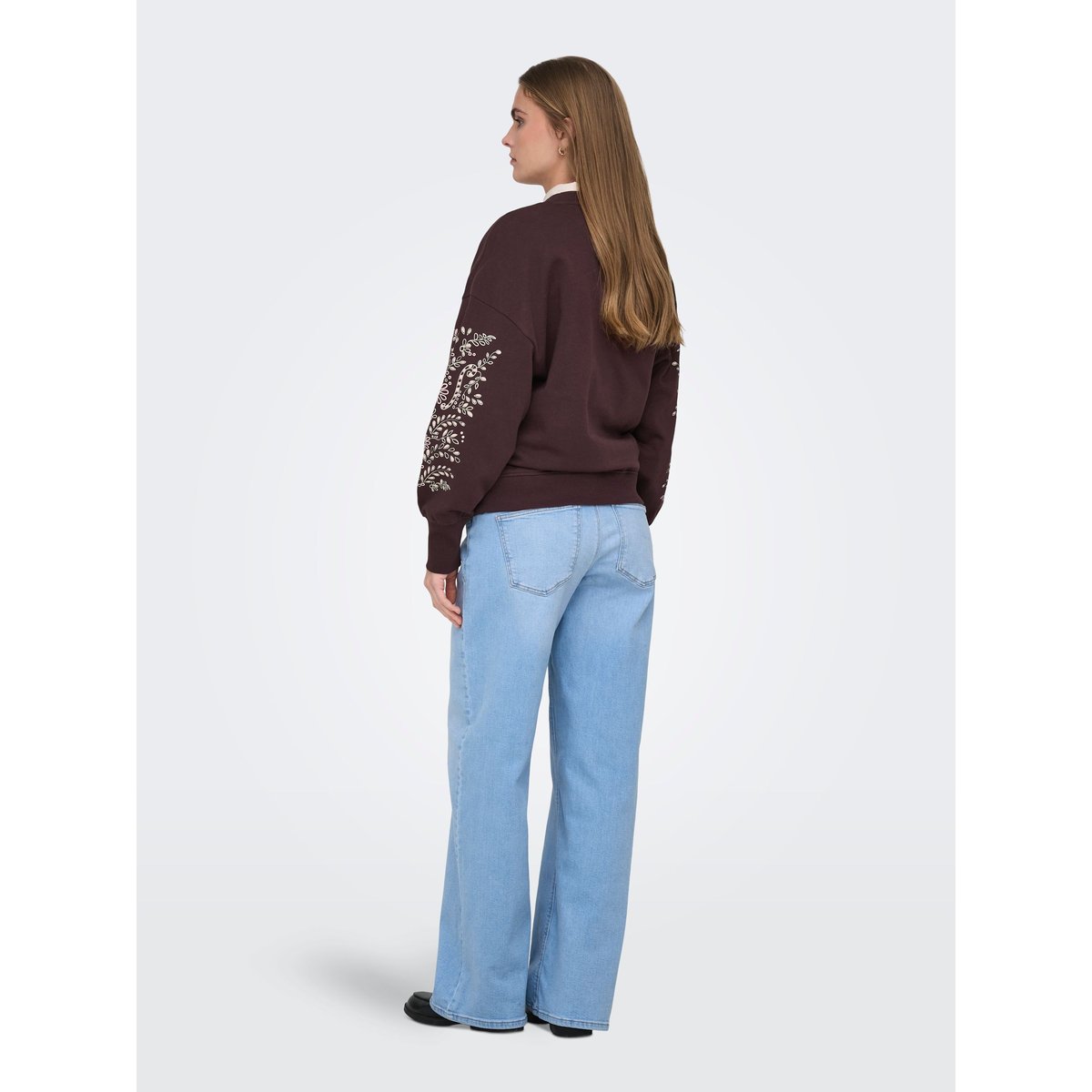 Sweat-Shirt chocolate plum, ONLY