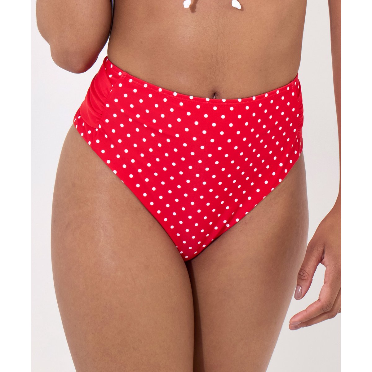 Culotte De Bain Rétro À Pois Élégante AIMER LA VIE rouge, JOE BROWNS