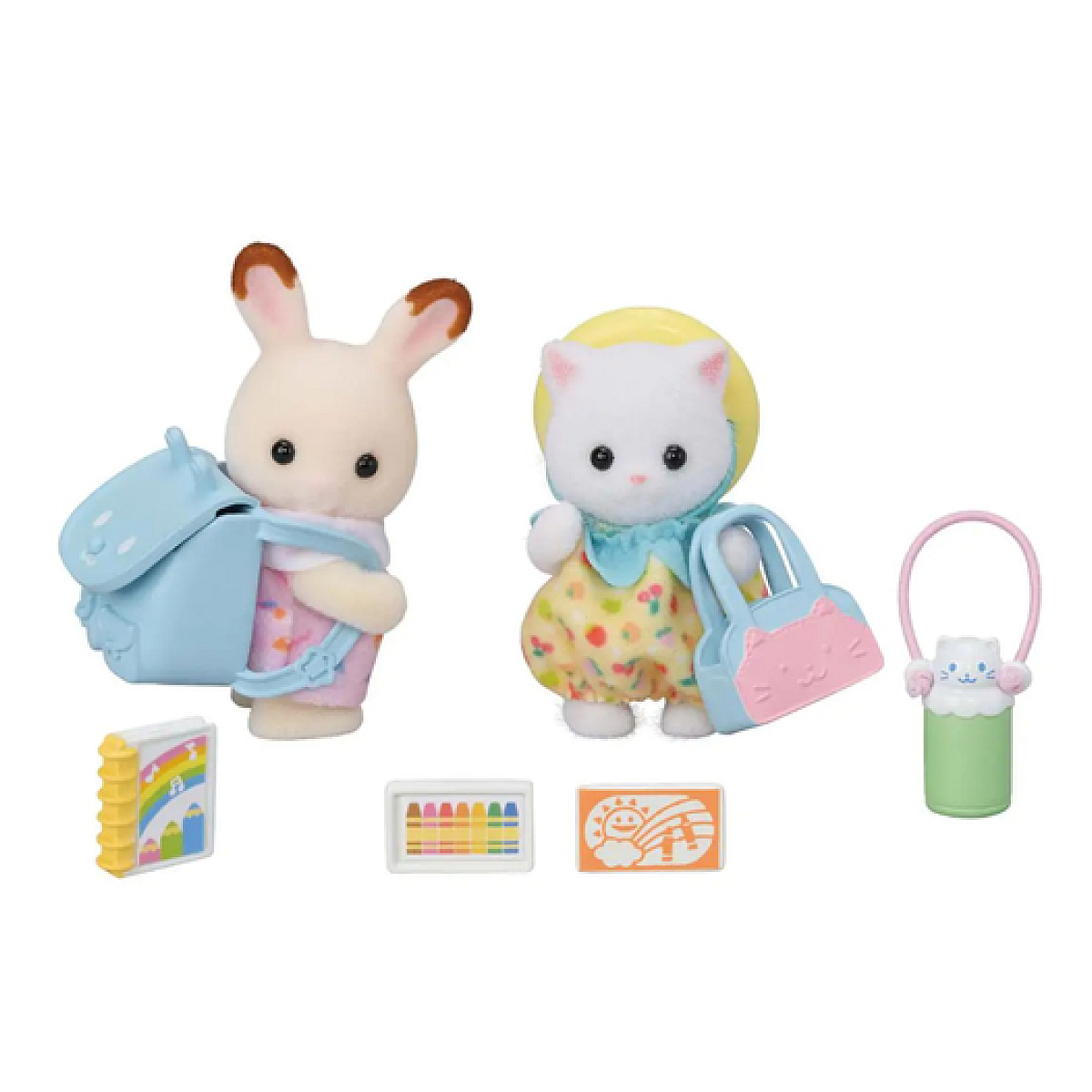 5747 Le duo des bebes en promenade couleur unique, SYLVANIAN FAMILIES