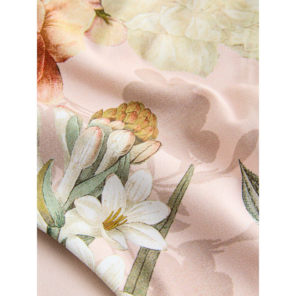 Bas de bikini à haut roulé rose motif fleurs, NEXT
