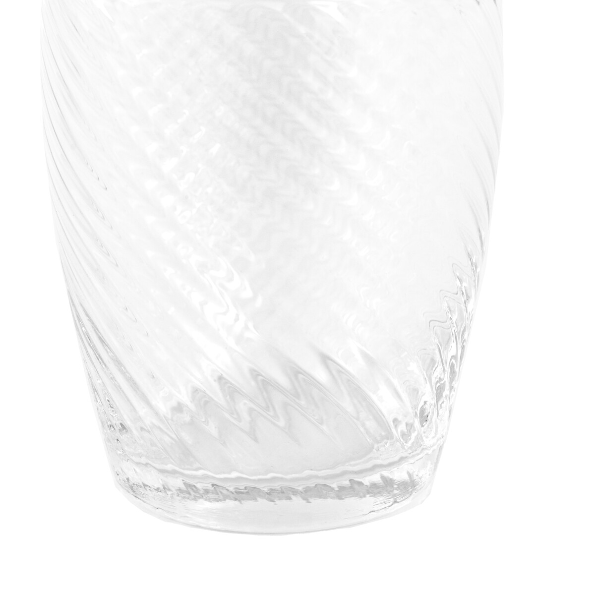 Set of 4 Vela Tumbler Glasses in Clear transparent, ÉDITÉ
