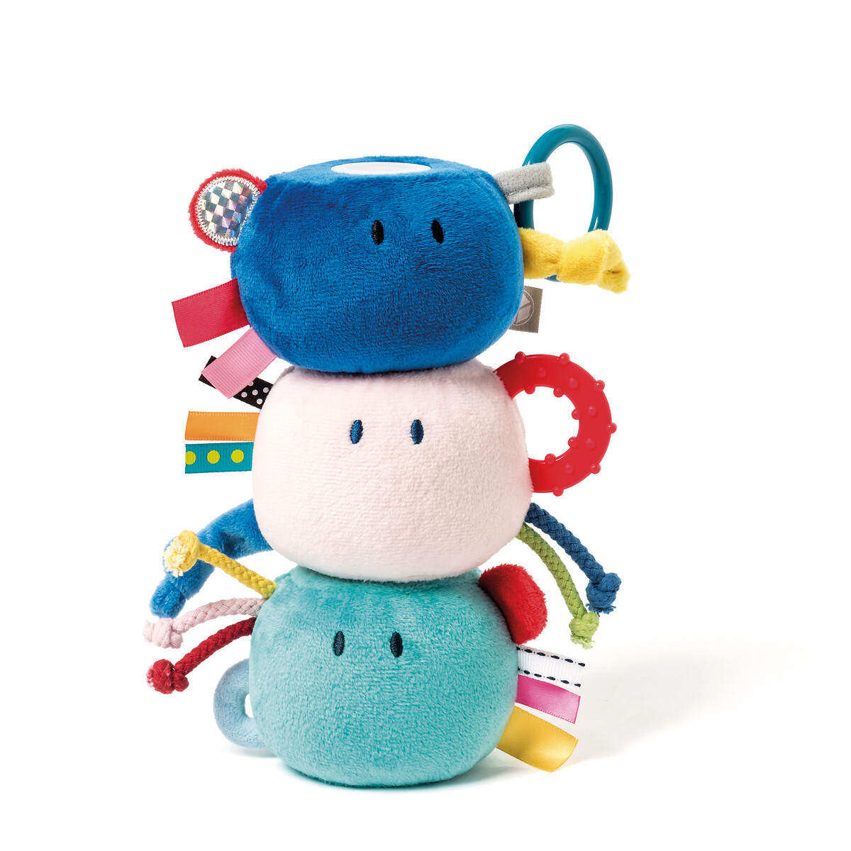Peluches d'éveil magnétiques à empiler multicolore, OXYBUL