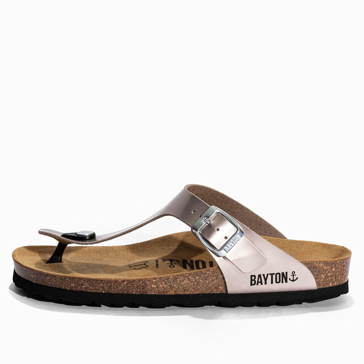 Tongs s MERCURE marron, BAYTON