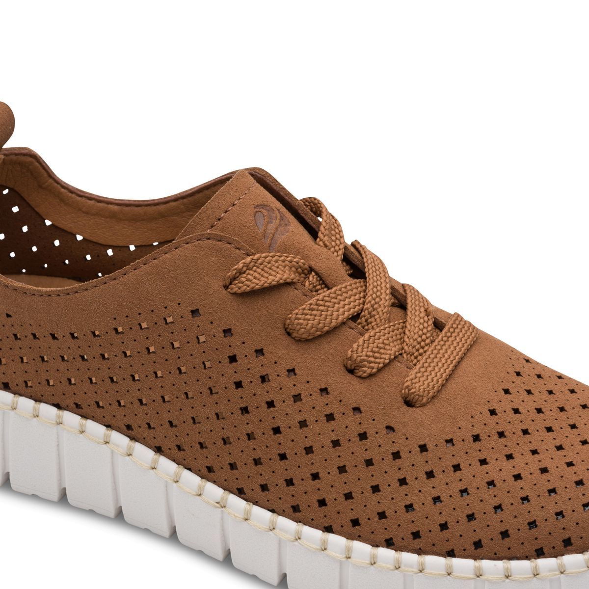 Basket vegan marron cognac, JANA