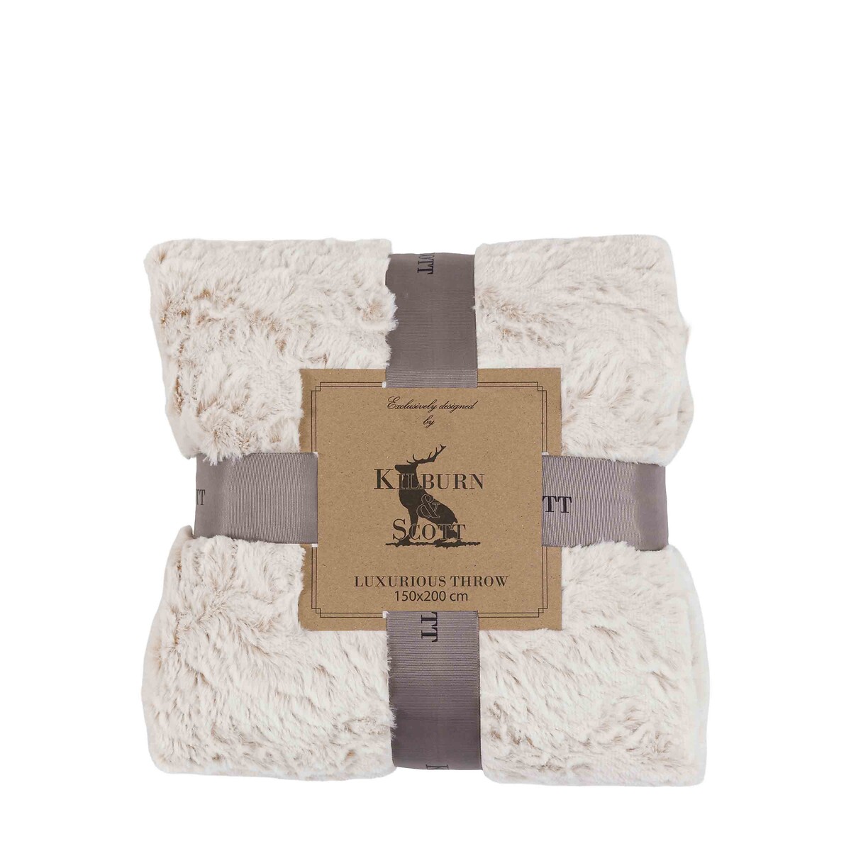 Kieran Faux Fur Throw natural, ÉDITÉ
