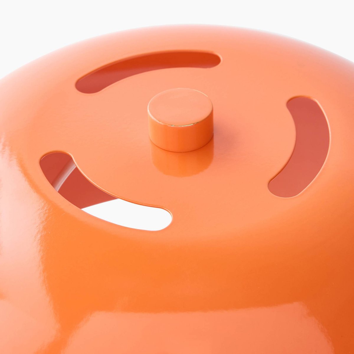 Lampe, 20xH36,5cm, en métal orange, MONOPRIX