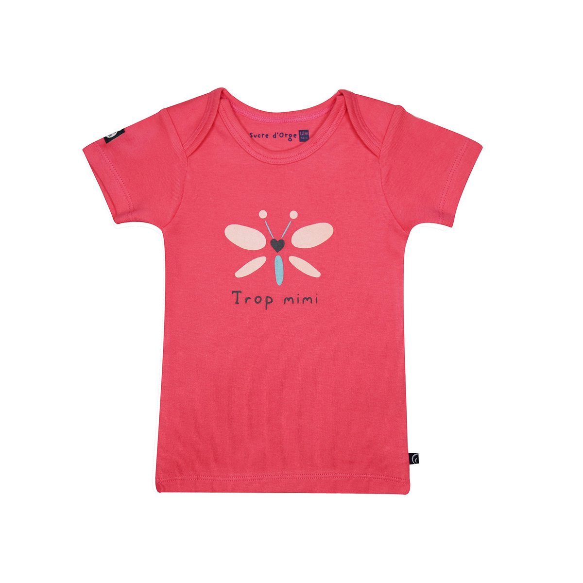 Lot de 2 tee shirt guerline bebe rose, SUCRE D'ORGE