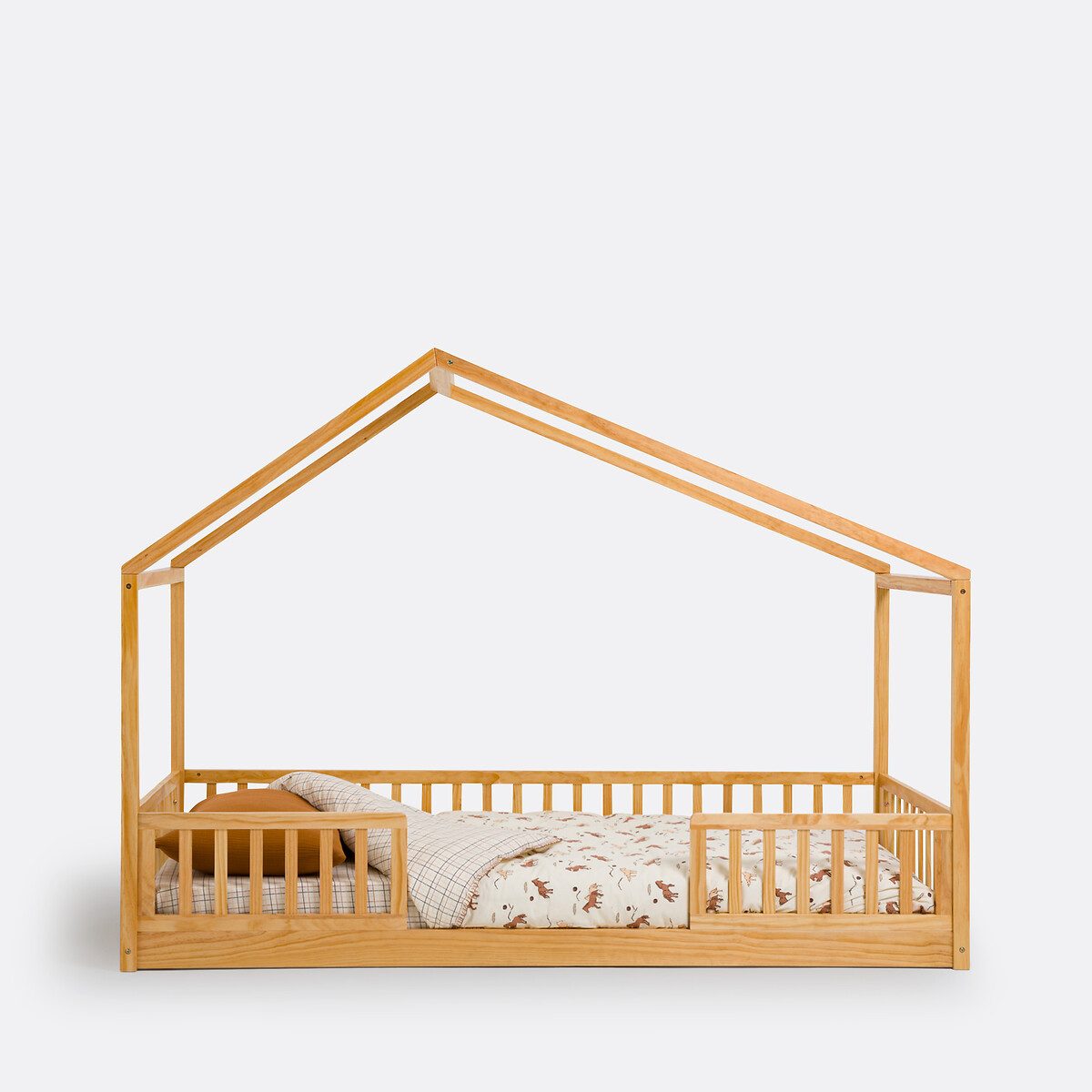 Lit enfant cabane en pin massif, Spidou naturel, LA REDOUTE INTERIEURS