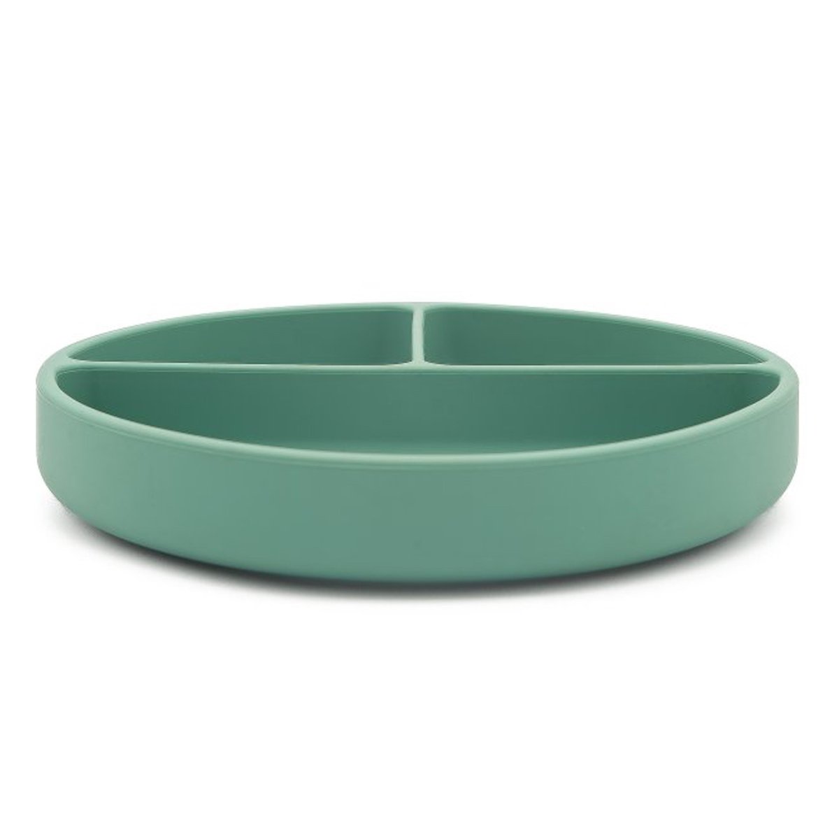 Assiette compartimentée en silicone avec ventouse ANIMAUX ANIMAUX menthe, SASSI