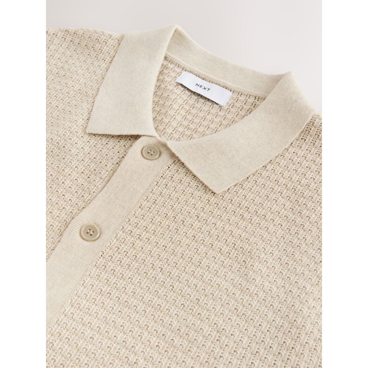 Chemise en pointelle et coton edit écru, NEXT