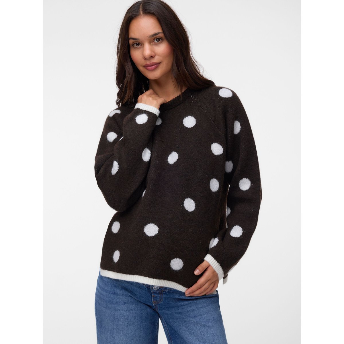 Pull En Maille chocolate torte, VERO MODA