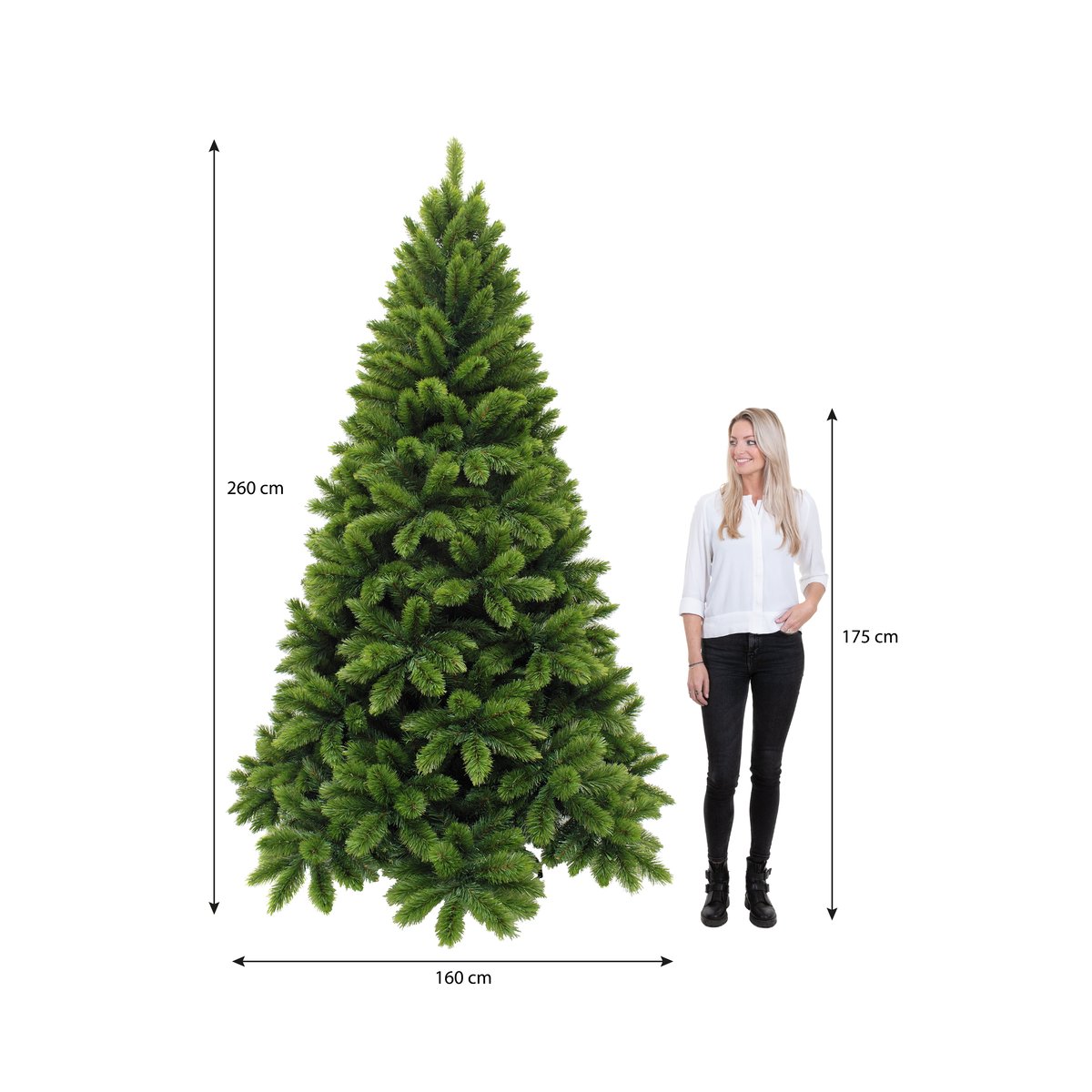 Sapin de Noël TSUGA vert, TRIUMPH TREE