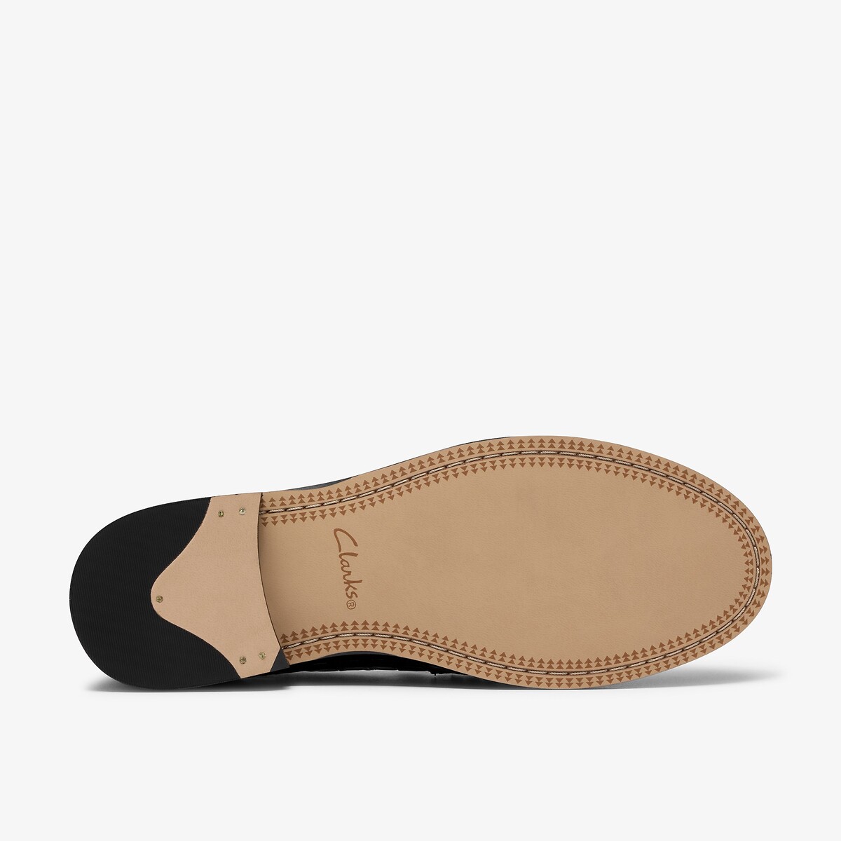 Straven2 Penny leather loafers black, CLARKS