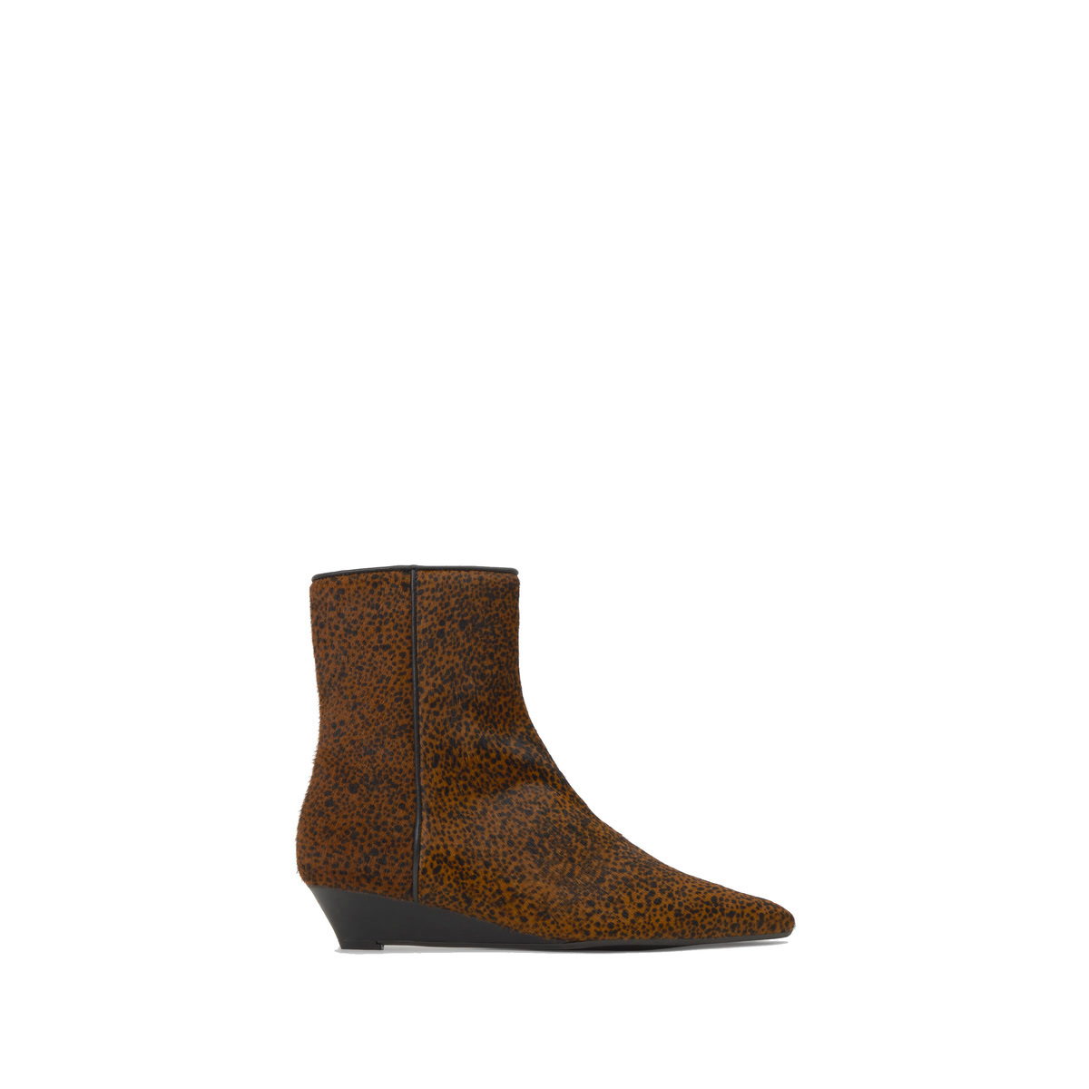 Bottines compensées en cuir TATIANA caramel, CASTANER