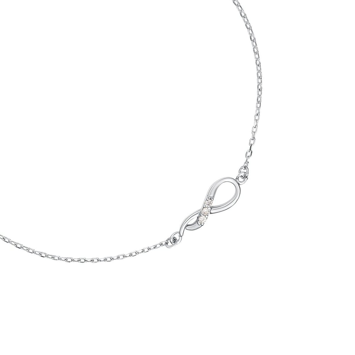 Bracelets en Oxyde De Zirconium/argent et Oxyde de zirconium argent, CLEOR