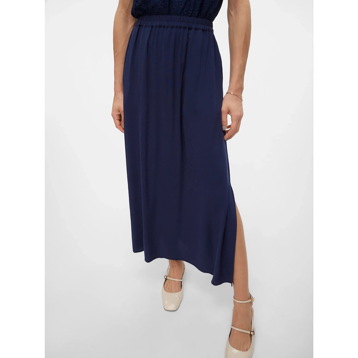 Printed Maxi Skirt navy, VERO MODA