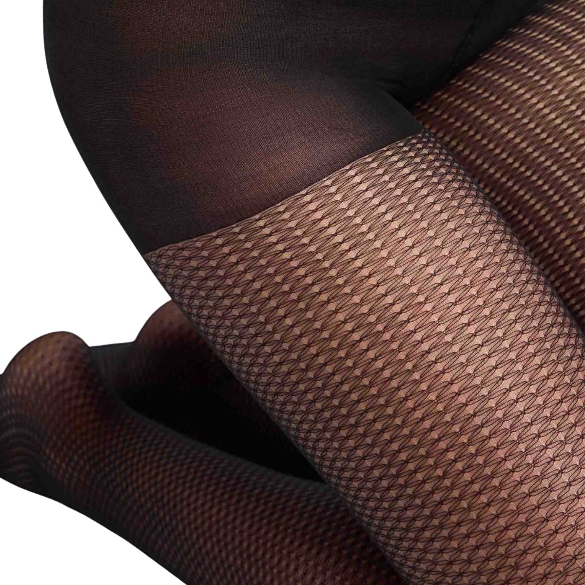 Collant diamant Style noir, DIM
