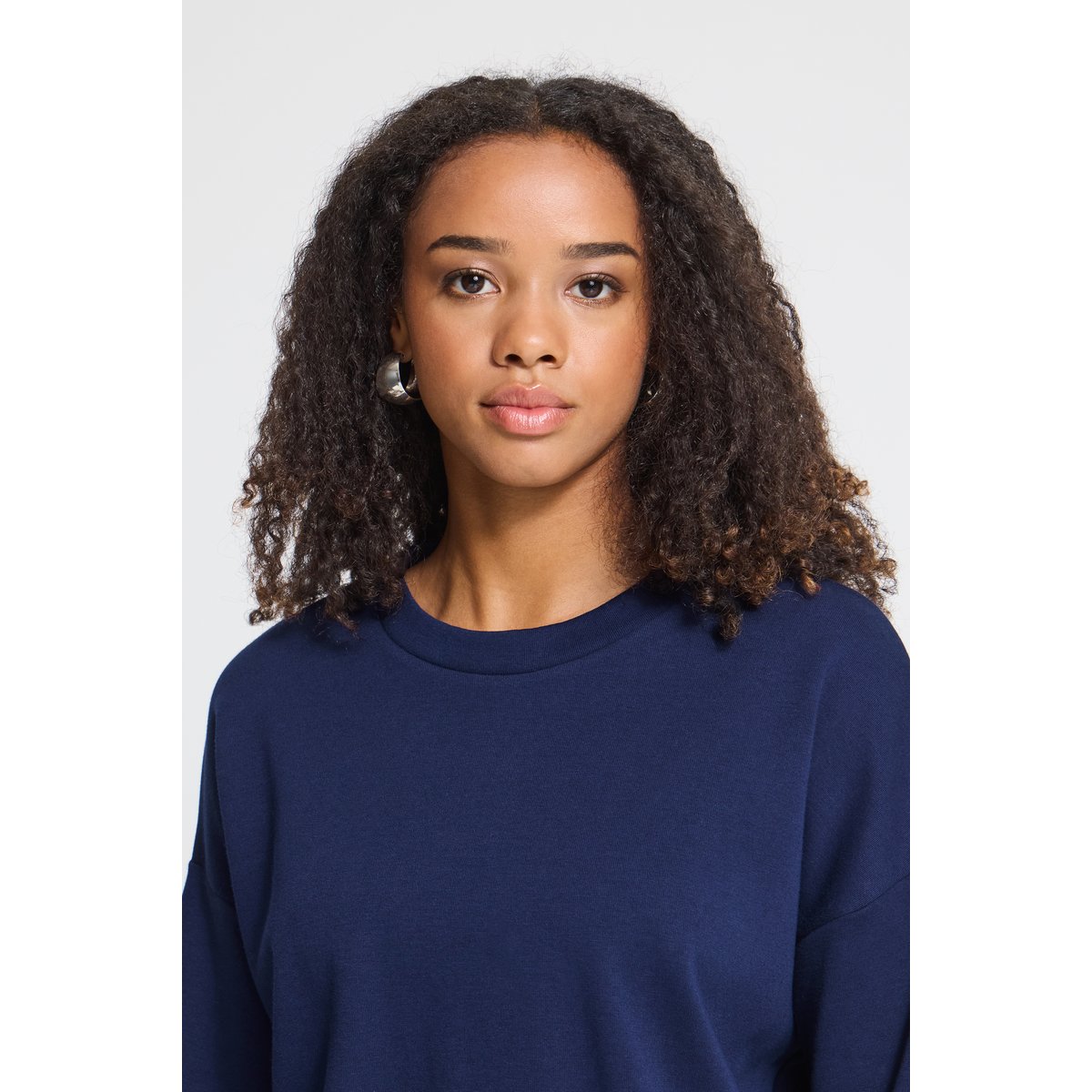 Pull sweat bleu maritime blue, ICHI