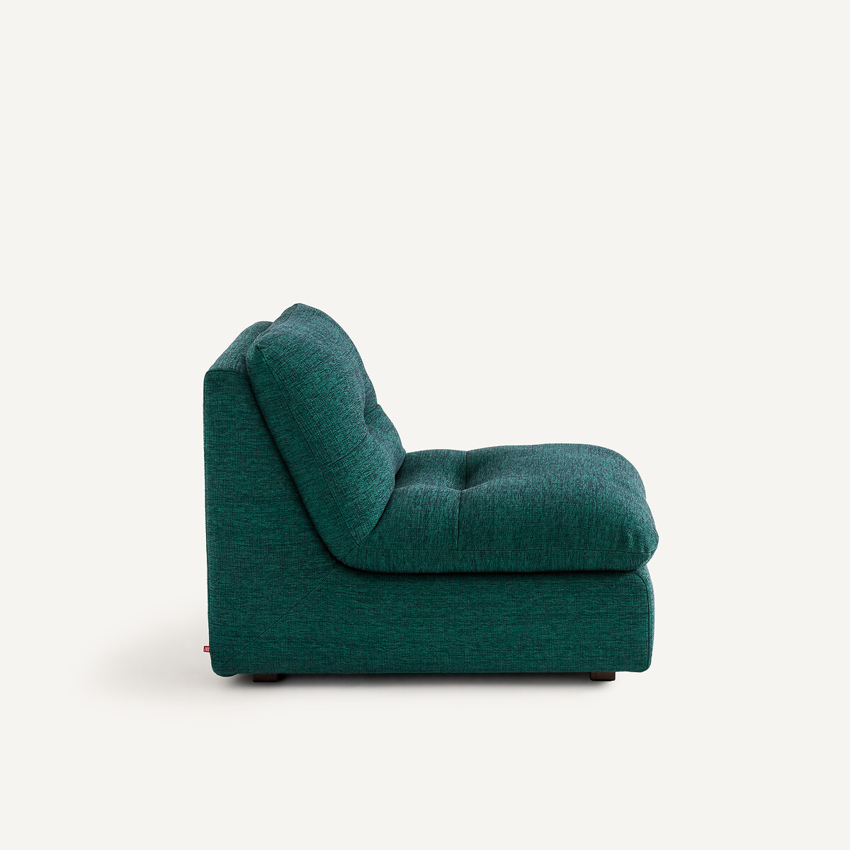 Chauffeuse, modulable, en toile jaspée, GIULIANO vert de minuit, AM.PM