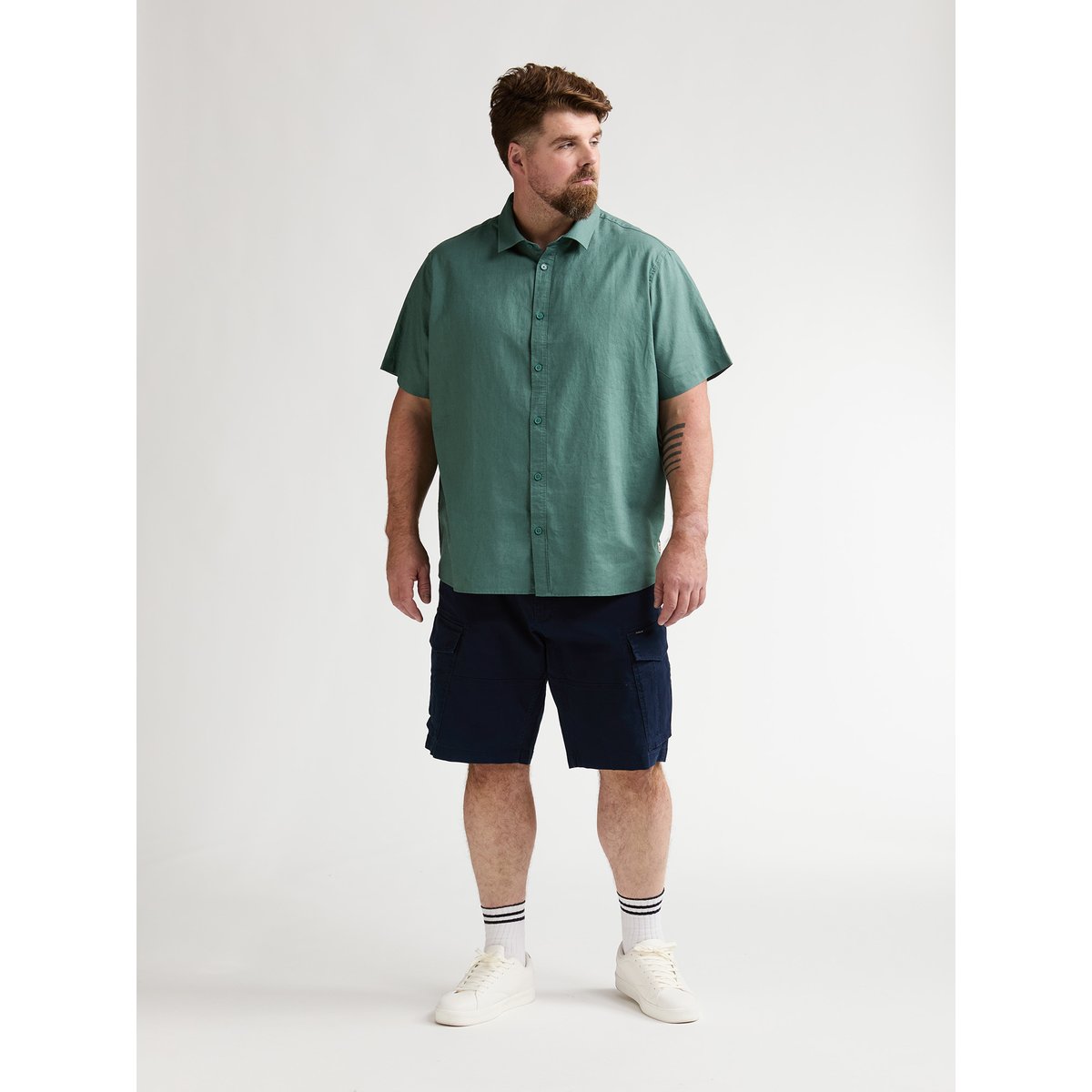 Short cargo grande taille blaze bleu navy blue, PETROL INDUSTRIES