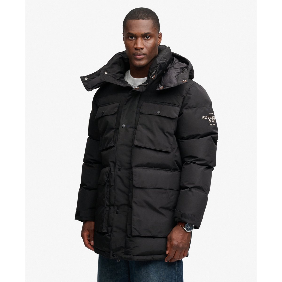 Parka Expedition Everest noir bison, SUPERDRY