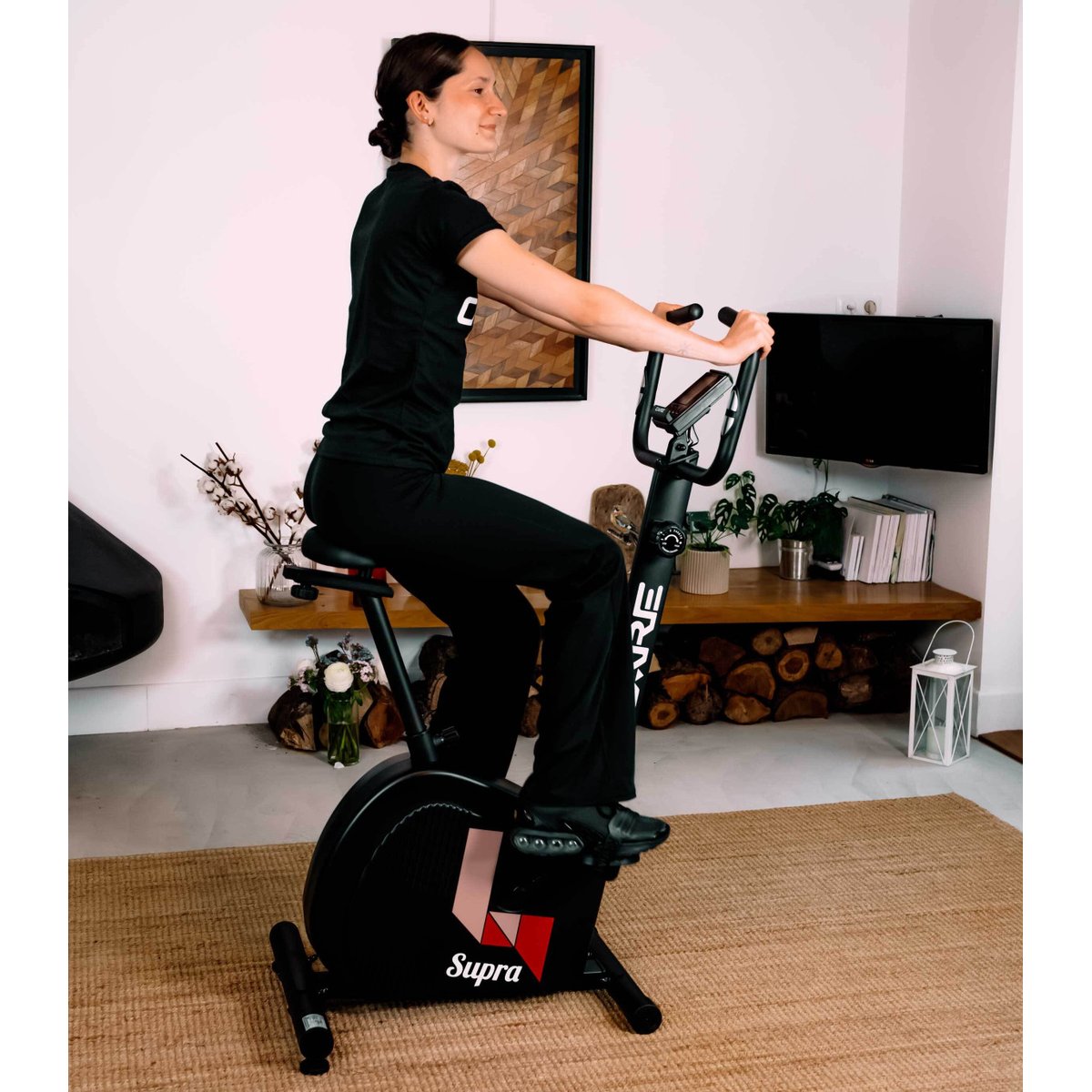 Vélo d'appartement - CARE - SUPRA noir, CARE FITNESS