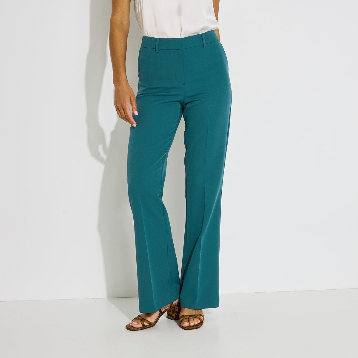 Pantalon flare vert, GRAIN DE MALICE