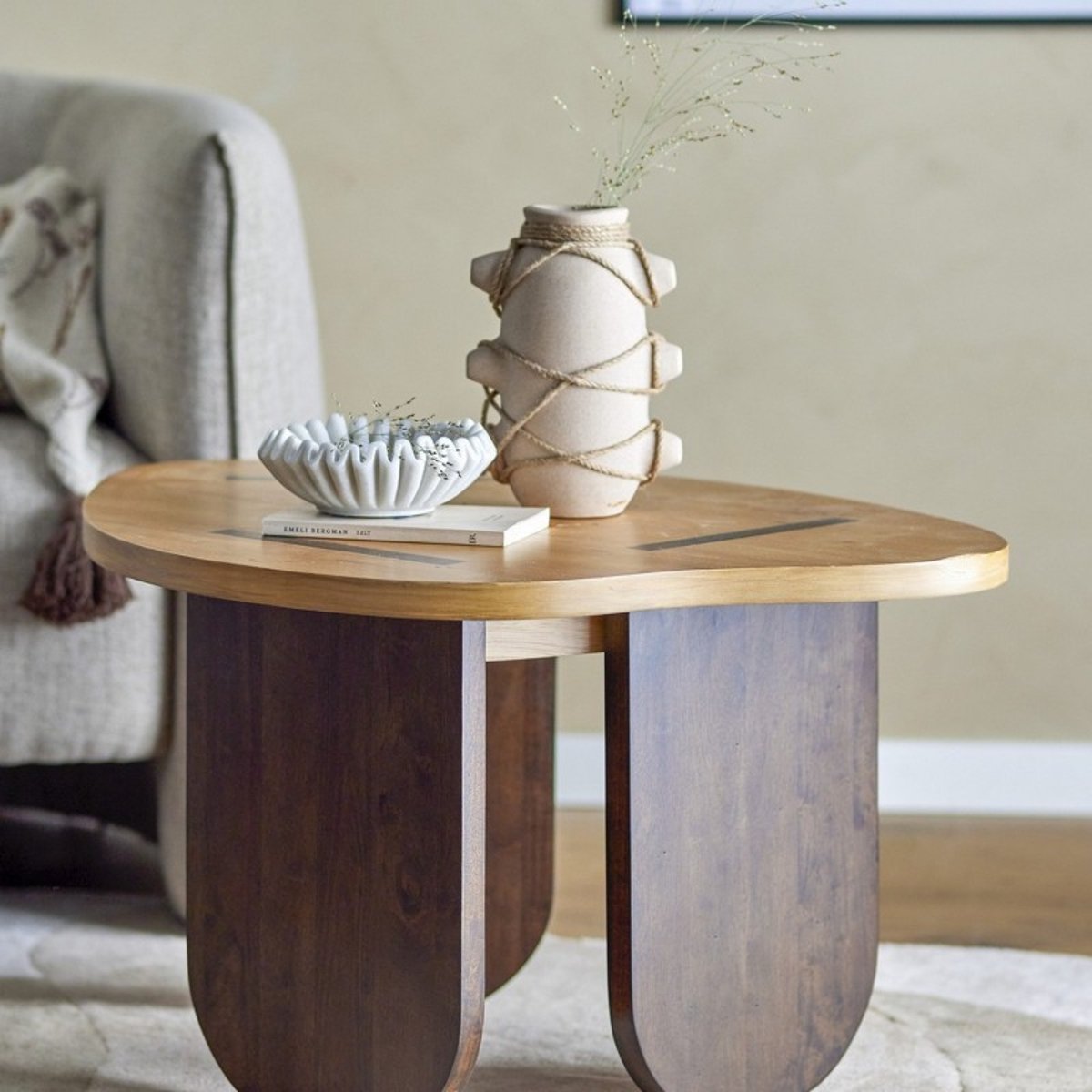 Table basse design bois  Cilas bois clair, BLOOMINGVILLE