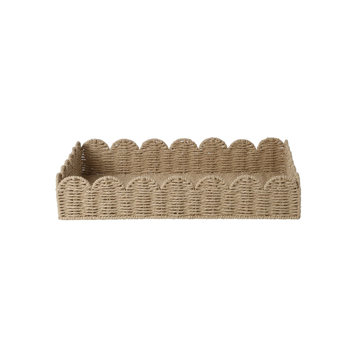 Panier de rangement pour table à langer en corde de papier FESTON beige, VERTBAUDET