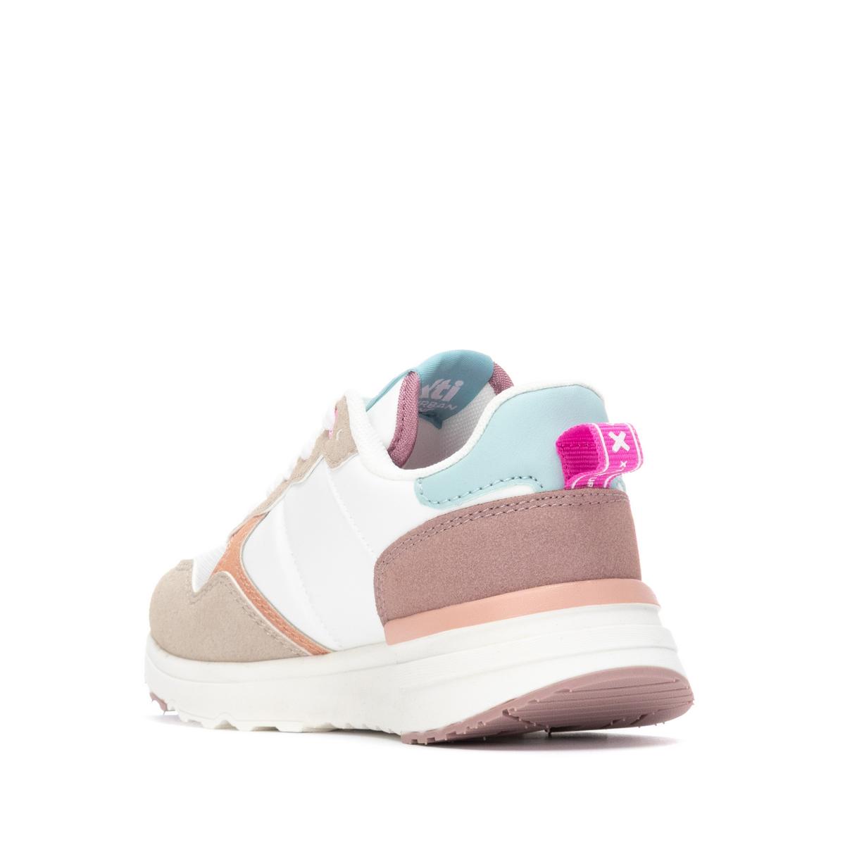 Baskets Plaine Lacets beige, XTI